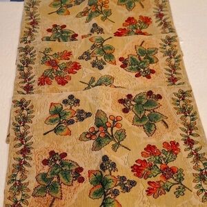 LAST CHANCE. Vintage Tapestry Set of 3 Placemats